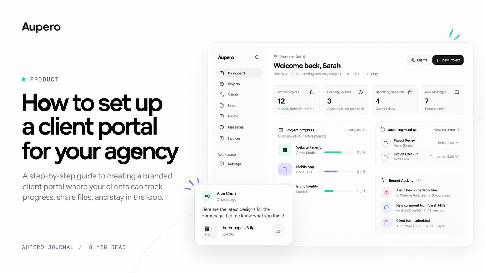 How to Set Up a Client Portal for Your Agency